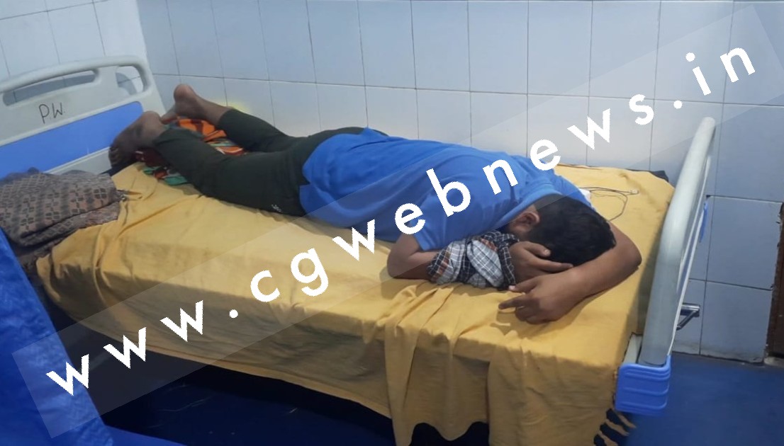 जांजगीर चाम्पा - जेल की जगह जिला हॉस्पिटल में आराम फरमा रहा है छेड़छाड़ का आरोपी पूर्व NSUI जिला अध्यक्ष