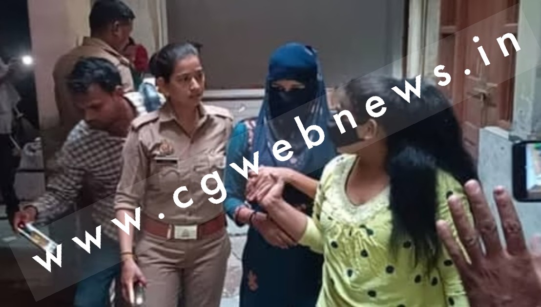 जिस होटल में शहर भाजपा का कार्यालय वहां चल रहा था सेक्स रैकेट , 6 युवतियों सहित 10 गिरफ्तार